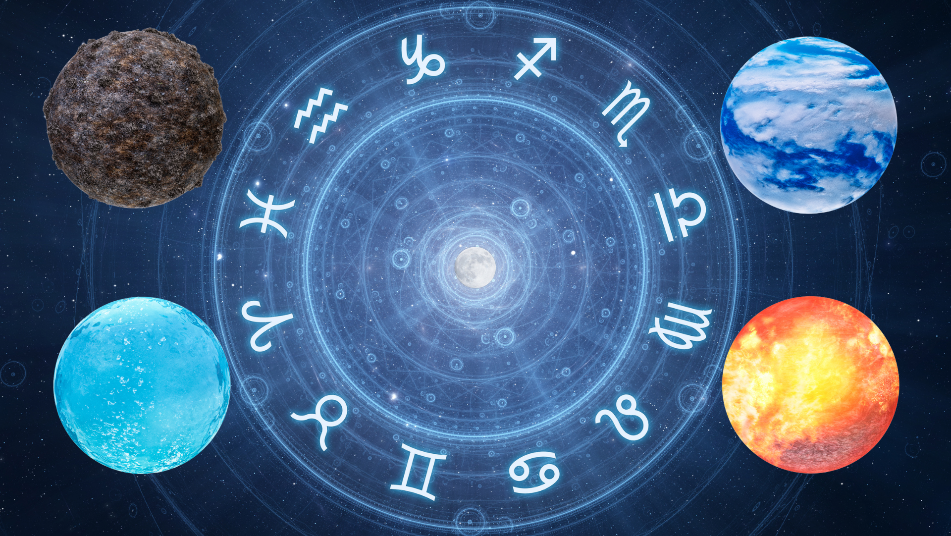 Astrolojik Elementler: Ateş, Toprak, Hava ve Su Burçlarının Özellikleri